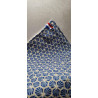 Serviette coton motif Riad bleu