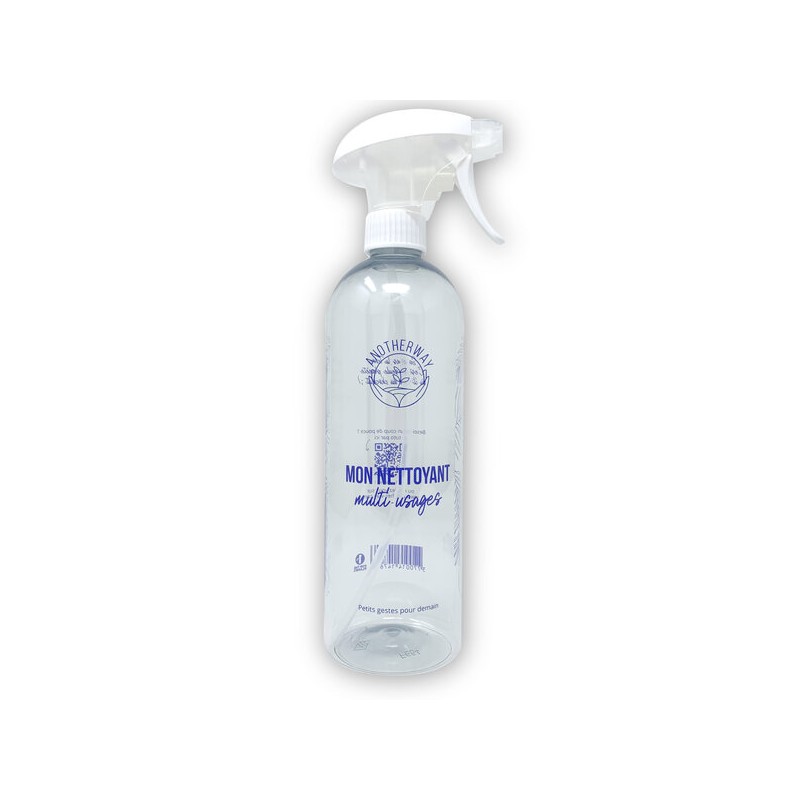 Bouteille spray réutilisable pour liquide ménagé plastique 100