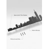Skyline de New York - 50cm Black