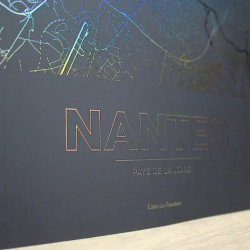 Affiche Nantes impression holographique - 30x40cm